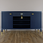 Комод-буфет Elsa Dreams Blue с открытыми полками   варинант исполнения - 5 | Loft Concept в Краснодаре