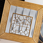 Зеркало квадратное в фактурной раме Pattern варинант исполнения - 5 | Loft Concept в Краснодаре