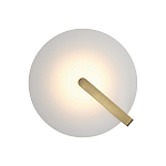 Потолочный светильник в форме плоского диска из белого матового стекла Eurofase варинант исполнения - 2 | Loft Concept в Краснодаре