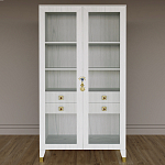 Дизайнерский шкаф витрина Elsa Dreams White с 4-мя ящиками варинант исполнения - 1 | Loft Concept в Краснодаре