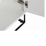 Стеллаж книжный белый с 3-мя открытыми полками и дверкой Strict Lines варинант исполнения - 4 | Loft Concept в Краснодаре