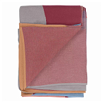 Плед из хлопка с абстрактным принтом Elysian Flow Ember варинант исполнения - 2 | Loft Concept в Краснодаре