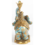 Фарфоровый подсвечник Слон с эмоцией Fluens варинант исполнения - 5 | Loft Concept в Краснодаре