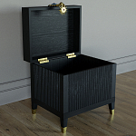 Сундук Eye Elsa Dreams Black варинант исполнения - 2 | Loft Concept в Краснодаре