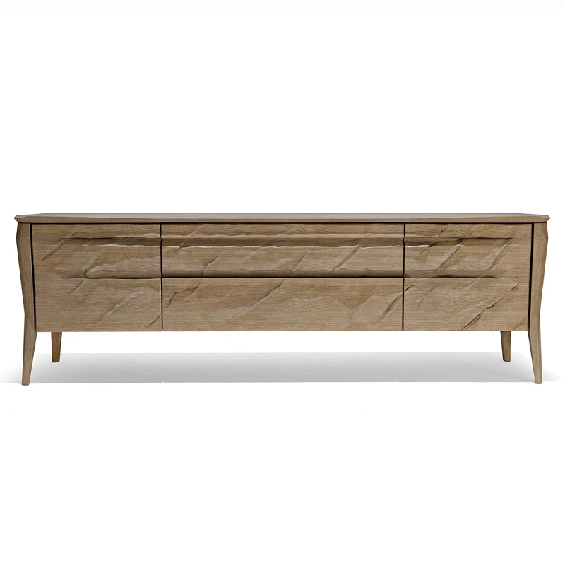 ТВ тумба 2 двери и 2 выдвижных ящика Tasteful Furniture Венге Светлый дуб ТВ тумба 2 двери и 2 выдвижных ящика Tasteful Furniture Венге Светлый дуб в Краснодаре | Loft Concept