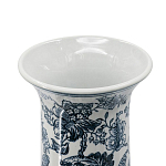 Ваза с классическим узором шинуазри синего цвета Blue & White Ornament  варинант исполнения - 2 | Loft Concept в Краснодаре