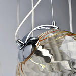 Люстра каскадная с 9-ю разноцветными стеклянными плафонами Kaleido варинант исполнения - 8 | Loft Concept в Краснодаре