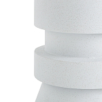 Приставной стол из искусственного камня Chess White варинант исполнения - 2 | Loft Concept в Краснодаре