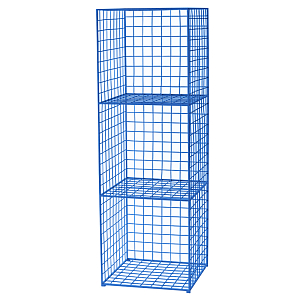 Стеллаж Carney Blue Industrial Metal Rust Rack