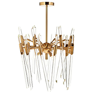 Люстра Ice Rods Chandelier brass