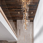 Люстра большая с прозрачными подвесками в форме капель Droplet Chandelier варинант исполнения - 2 | Loft Concept в Краснодаре