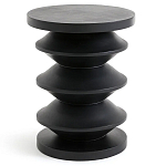 Фигурный приставной столик черного цвета AMORPHOUS варинант исполнения - 1 | Loft Concept в Краснодаре