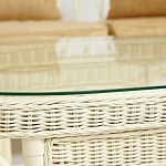 Комплект уличной мебели из ротанга Clara белый варинант исполнения - 11 | Loft Concept в Краснодаре