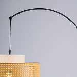 Торшер с декоративным поясом из плетеного бамбука Biuloggicu варинант исполнения - 3 | Loft Concept в Краснодаре