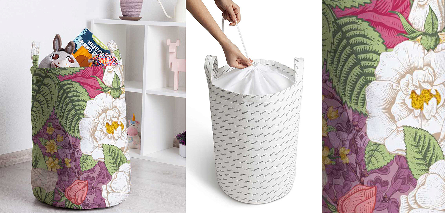 Корзина Flower Meadow Basket - Loft-Concept в Краснодаре