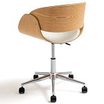 Вращающееся офисное кресло на колёсах Delwyn Chair White варинант исполнения - 3 | Loft Concept в Краснодаре