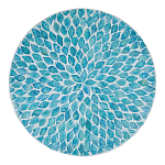 Столик с инкрустацией с перламутровым узором Flower Blue варинант исполнения - 2 | Loft Concept в Краснодаре