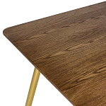 Обеденный стол на металлических ножках Casey Brass Dining Table варинант исполнения - 5 | Loft Concept в Краснодаре