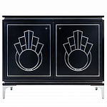 Черный комод в стиле арт-деко Luciano варинант исполнения - 1 | Loft Concept в Краснодаре