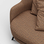 Мебельная ткань Шенилл терракотовый цвет 142 см T4-58 варинант исполнения - 4 | Loft Concept в Краснодаре