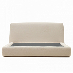 Кровать со съемным бежевым чехлом из ткани букле White Boucle Collection варинант исполнения - 3 | Loft Concept в Краснодаре