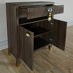 Комод Elsa Dreams Walnut Двухстворчатый  варинант исполнения - 1 | Loft Concept в Краснодаре