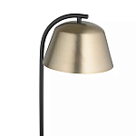 Торшер на изогнутом основании в сочетании черного и золотистого цвета Stable Base варинант исполнения - 2 | Loft Concept в Краснодаре
