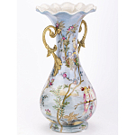 Ваза фарфоровая с попугаями Gaya варинант исполнения - 5 | Loft Concept в Краснодаре