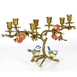 Бронзовый подсвечник на 7 свечей Eden Garden варинант исполнения - 2 | Loft Concept в Краснодаре