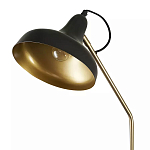 Торшер с плафоном в форме купола в сочетании черного и золотистого цвета Minimalist Execution варинант исполнения - 1 | Loft Concept в Краснодаре