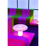 Дизайнерский кофейный стол на круглых ножках Poltronova T02 Pink Coffee Table варинант исполнения - 8 | Loft Concept в Краснодаре