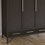 Большой Шкаф Primo Темный орех с 3 дверьми и 3 выдвижными ящиками варинант исполнения - 3 | Loft Concept в Краснодаре