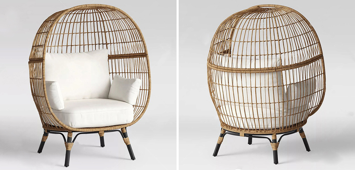 Плетеное кресло Myah Wicker Armchair Плетеное кресло Myah Wicker Armchair - Loft-Concept в Краснодаре