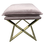 Пуф велюровый на металлическом основании Meekness варинант исполнения - 1 | Loft Concept в Краснодаре