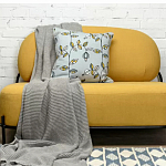 Чехол на подушку с рисунком и вышивкой Aurora Allure Sprout варинант исполнения - 5 | Loft Concept в Краснодаре