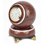 Часы настольные в виде шара из натурального камня Ball Stone Clock варинант исполнения - 4 | Loft Concept в Краснодаре