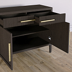 Буфет Primo с двумя ящиками и двумя фасадами шпон орех варинант исполнения - 4 | Loft Concept в Краснодаре