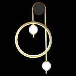 Бра с круглой рамкой и стеклянными белыми шарами B.LUX C Ball варинант исполнения - 3 | Loft Concept в Краснодаре