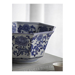 Чаша белая с синим цветочным узором Chino Dishes варинант исполнения - 5 | Loft Concept в Краснодаре