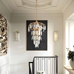 Бра настенное высокое из стеклянных трубочек Gladia варинант исполнения - 3 | Loft Concept в Краснодаре