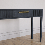 Элегантная Консоль Primo с выдвижным ящиком Черный дуб варинант исполнения - 3 | Loft Concept в Краснодаре