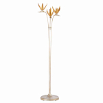 Торшер с 3-мя плафонами в виде цветов Golden Bird of Paradise варинант исполнения - 3 | Loft Concept в Краснодаре