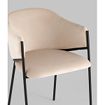 Стул Brace велюр молочный варинант исполнения - 2 | Loft Concept в Краснодаре