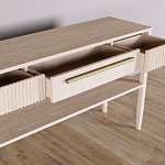 Дизайнерская Консоль с полкой и ящиком Primo Светлый дуб варинант исполнения - 5 | Loft Concept в Краснодаре