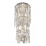 Бра с каскадом из прозрачного хрусталя и корпусом из металла цвета хром Constant Sparks варинант исполнения - 2 | Loft Concept в Краснодаре