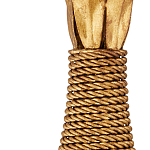 Люстра золотая с декором в виде перьев Bunch of Feathers варинант исполнения - 2 | Loft Concept в Краснодаре