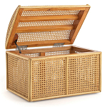 Сундук из ротанга Janvier Rattan Wicker Chest варинант исполнения - 2 | Loft Concept в Краснодаре