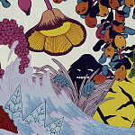 Homer Simpson in Paradise картина акрил на холсте варинант исполнения - 3 | Loft Concept в Краснодаре