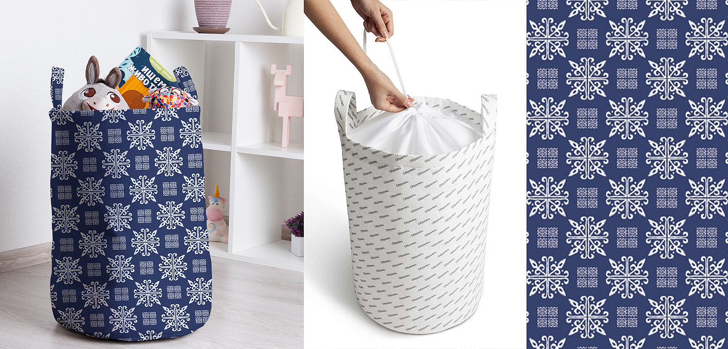 Корзина Snowflakes Basket Корзина Snowflakes Basket - Loft-Concept в Краснодаре