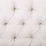 Кровать двуспальная светло-бежевая с основанием из массива дуба с мягким изголовьем Flax Beds варинант исполнения - 4 | Loft Concept в Краснодаре